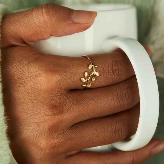 Leaf Ring - Gold/Silver