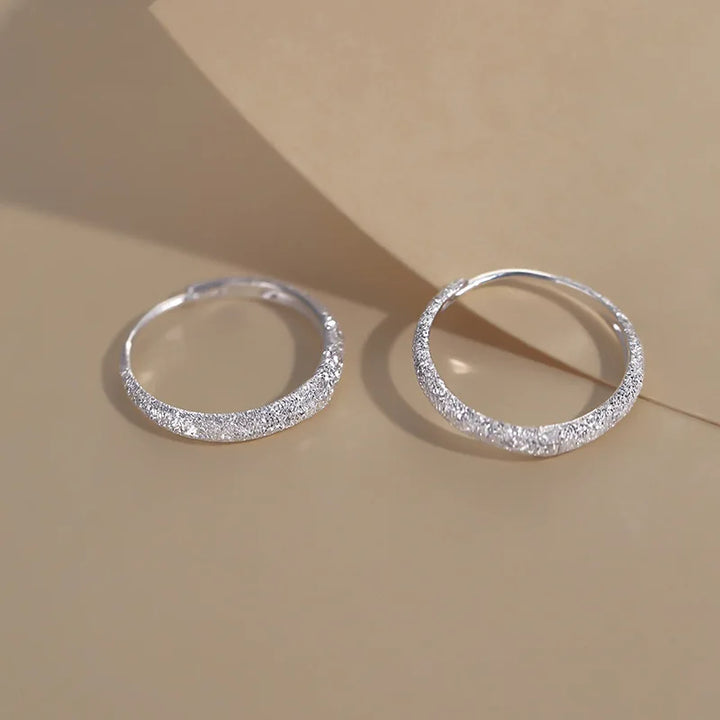 Sterling Silver Hoop Earrings