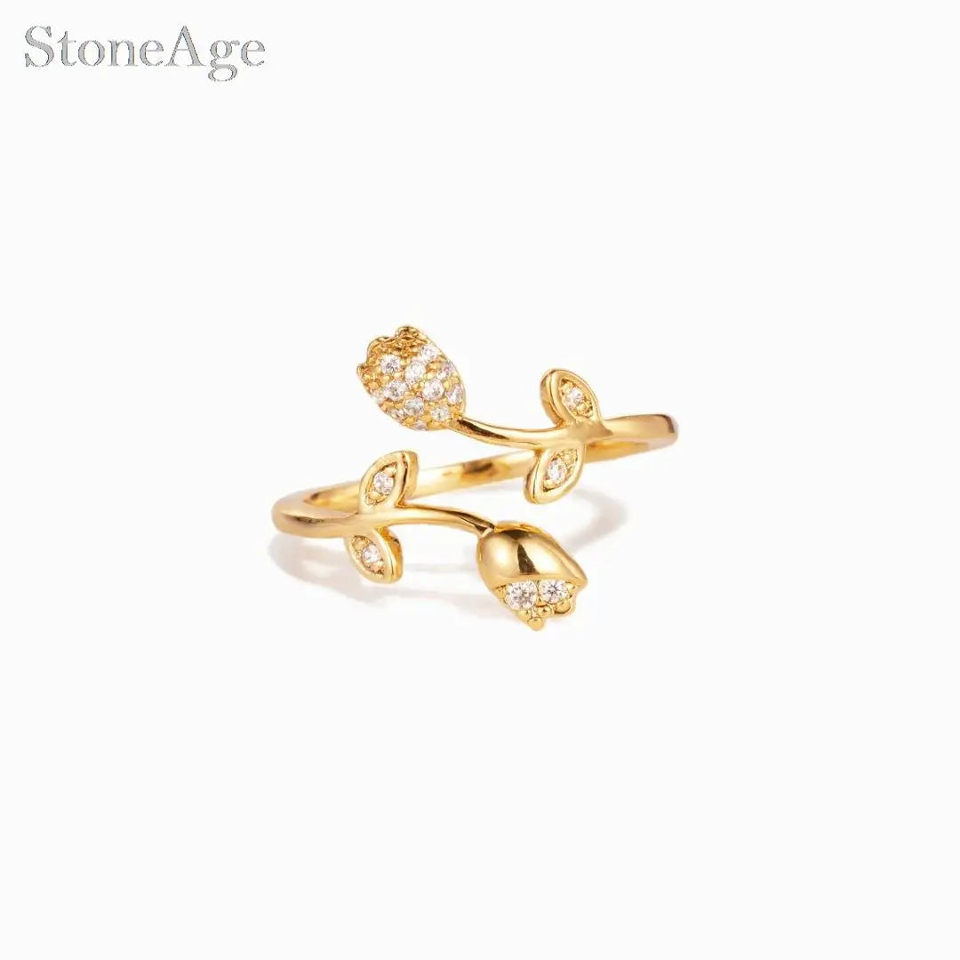 Leaf Ring - Gold/Silver