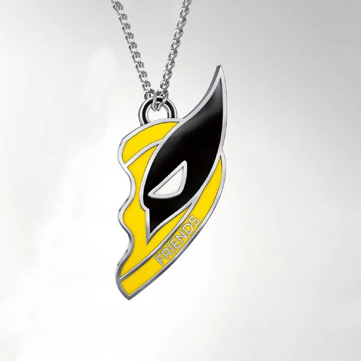 Best Friend Wolverine Deadpool Necklace