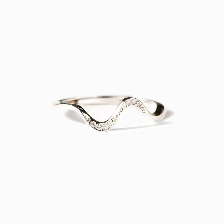 Highs and Lows Flow Wave Ring