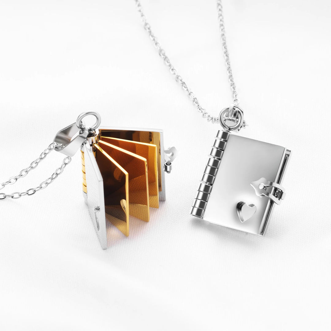 Words Close to Your Heart: The Personalized Book Necklace