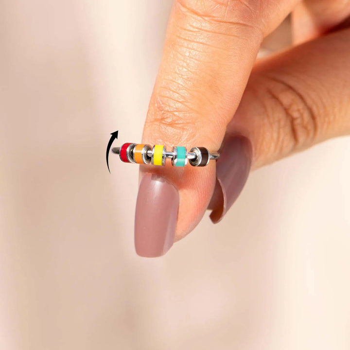 Rainbow Fidget Ring