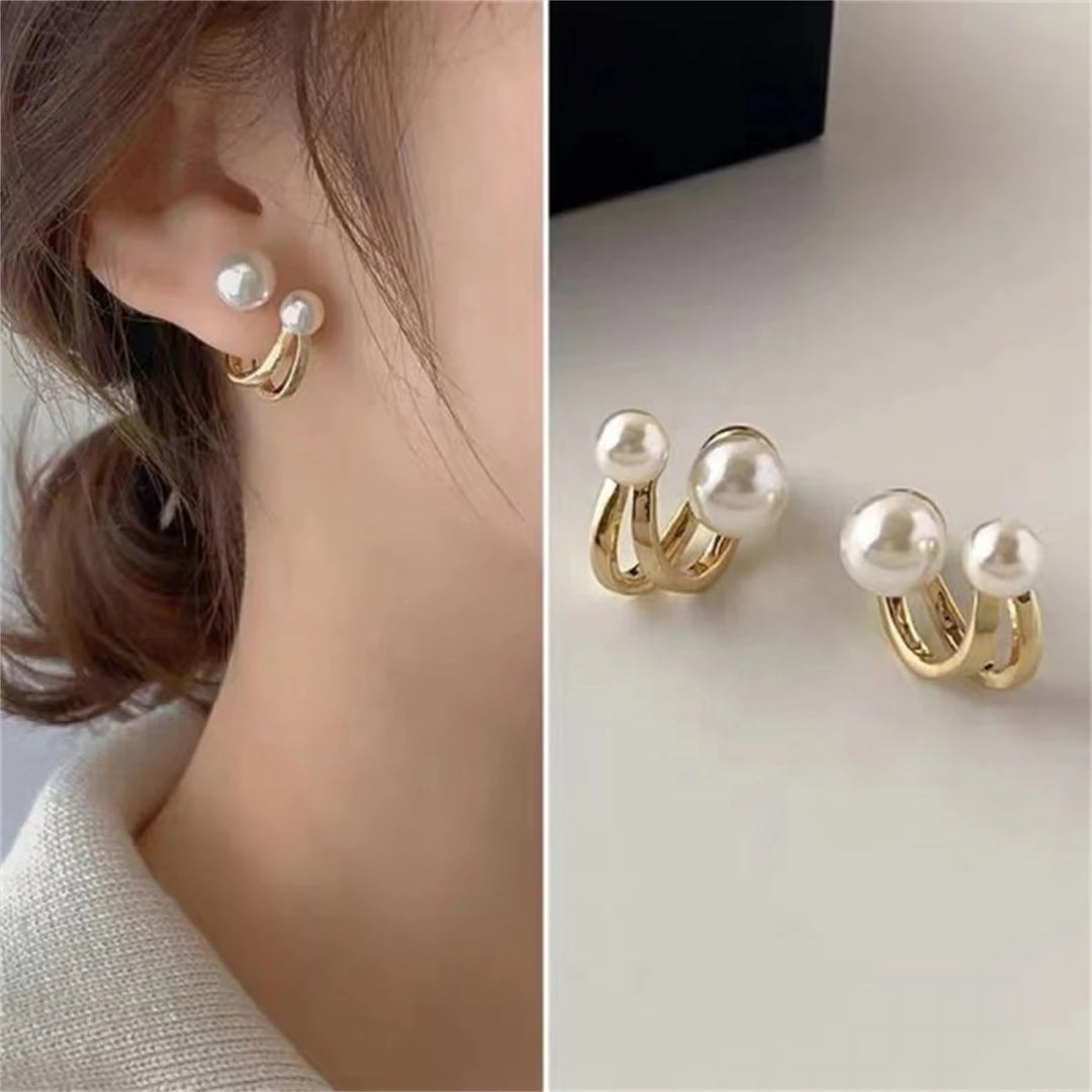 Sea pearl earrings