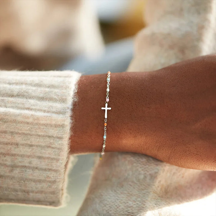 Cross Charm Bracelet