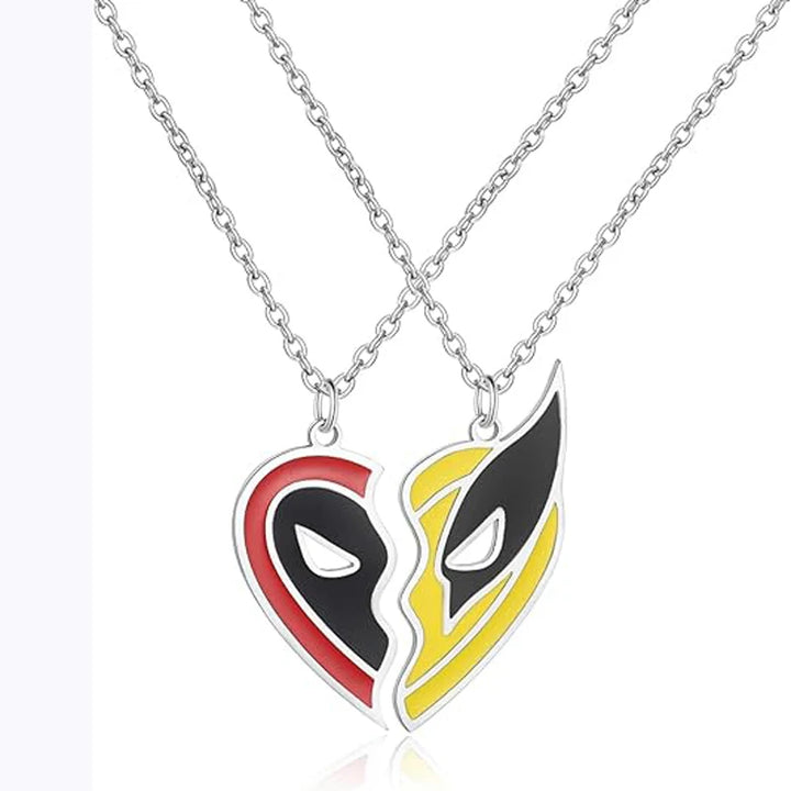 Best Friend Wolverine Deadpool Necklace