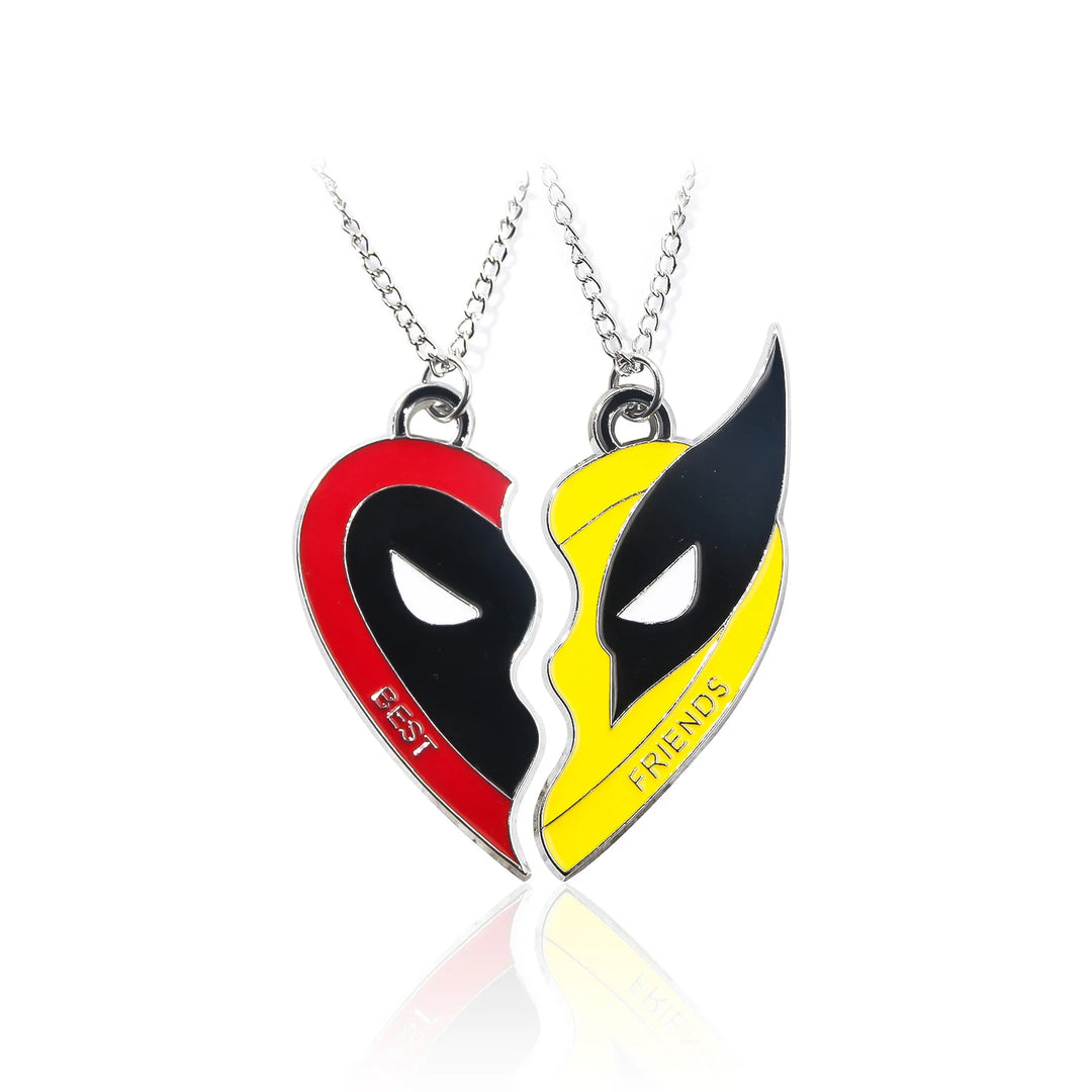 Best Friend Wolverine Deadpool Necklace