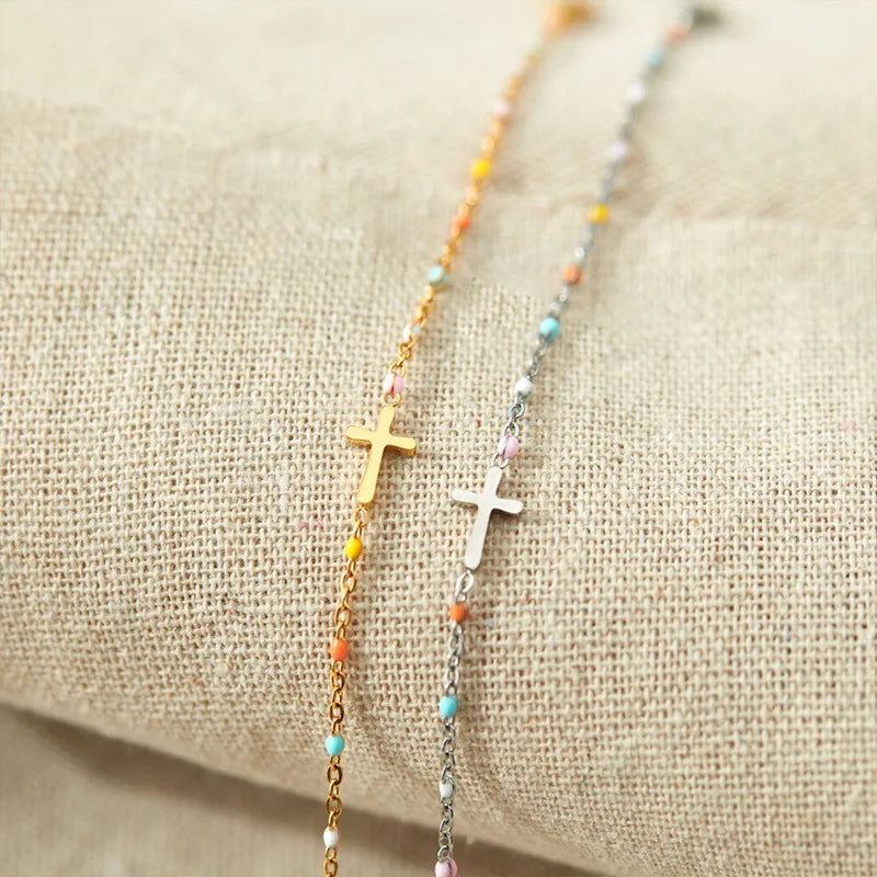 Cross Charm Bracelet