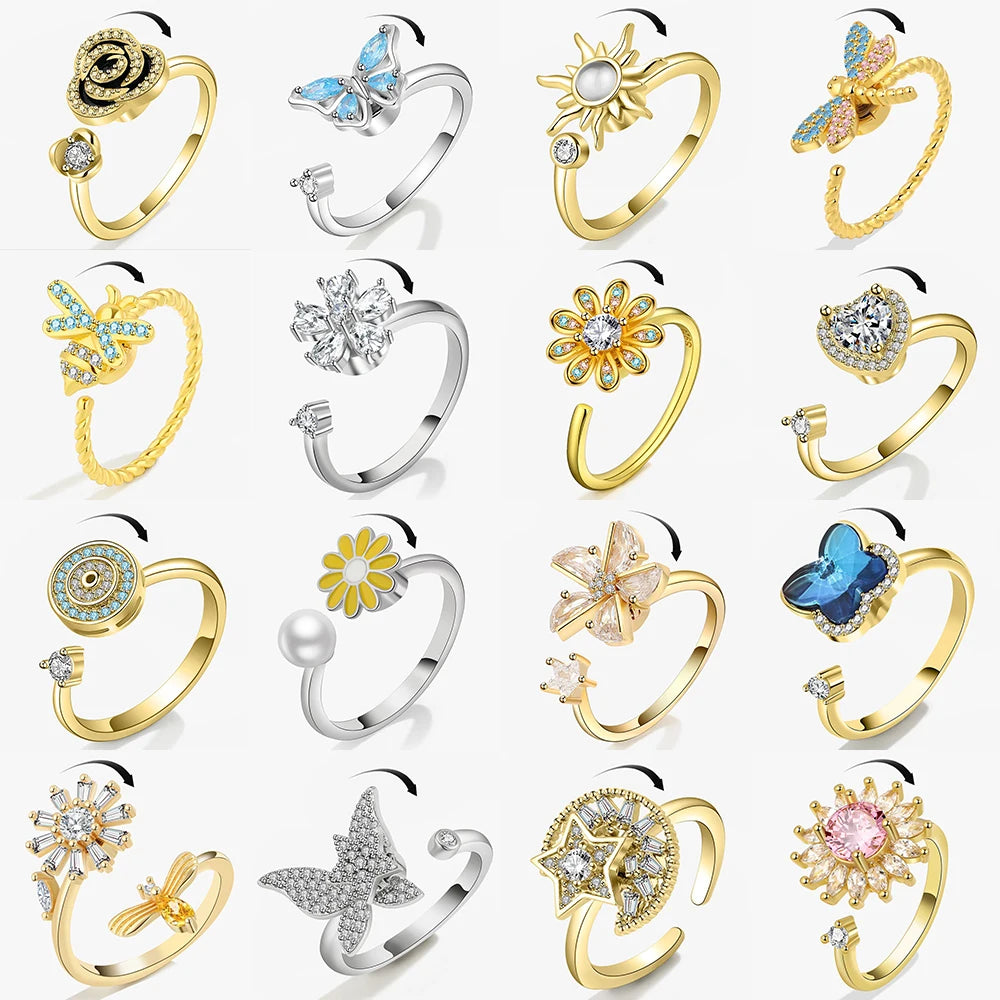 Fidget Spinner Rings