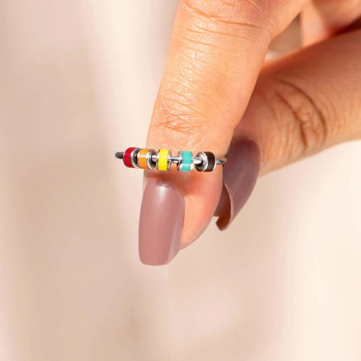 Rainbow Fidget Ring