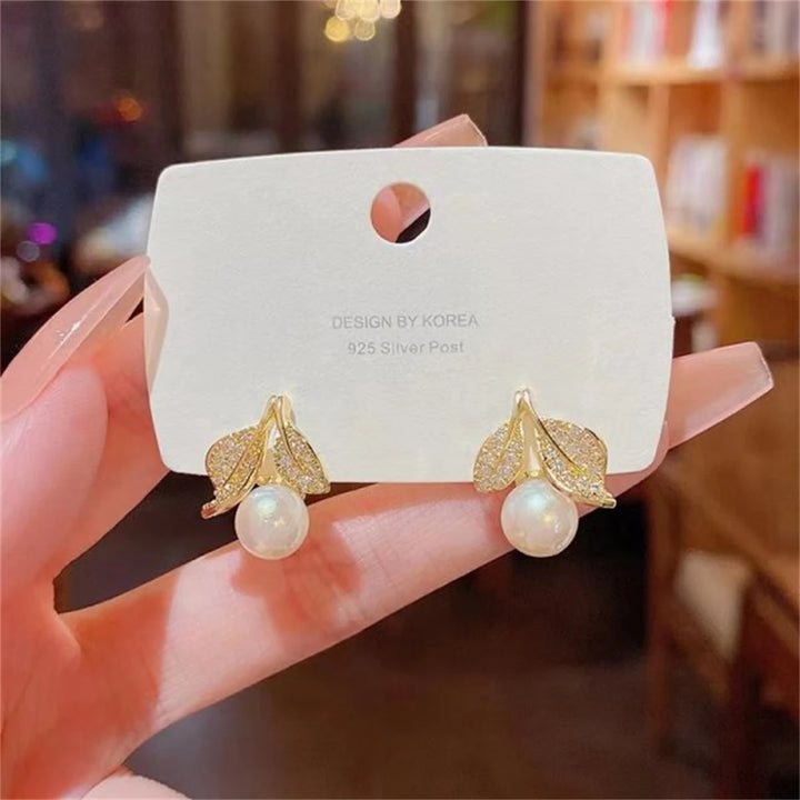 Sea pearl earrings