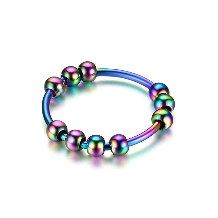 New Stainless Steel Fidget Rings